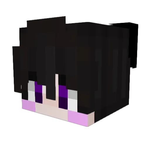 xeistu Minecraft avatar head, 3D render