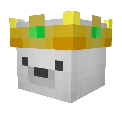 xelle32 Minecraft avatar head, 3D render
