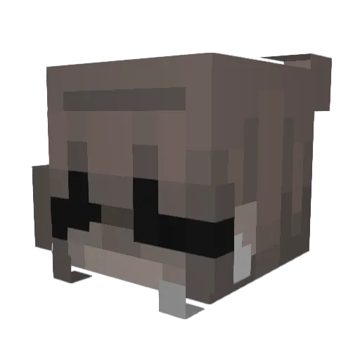 xellsx2 Minecraft avatar head, 3D render