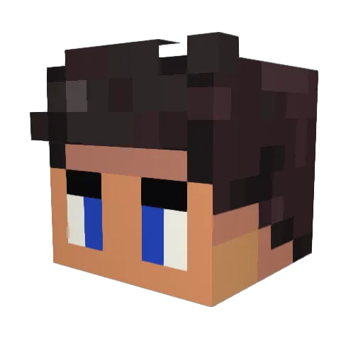 xelquaa Minecraft avatar head, 3D render