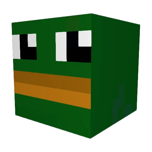 xeltol_ Minecraft avatar head, 3D render