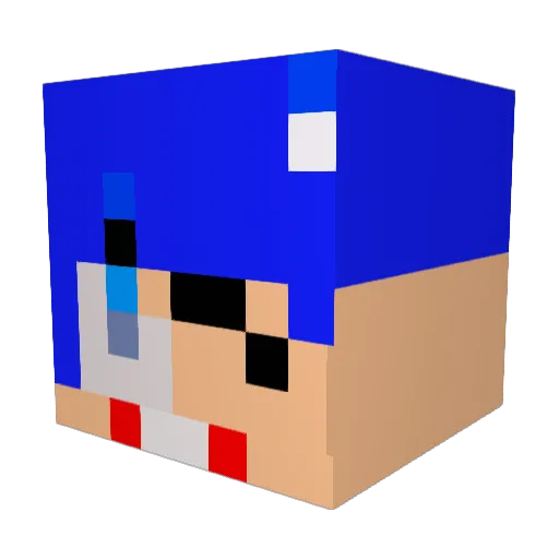 xemical00 Minecraft avatar head, 3D render