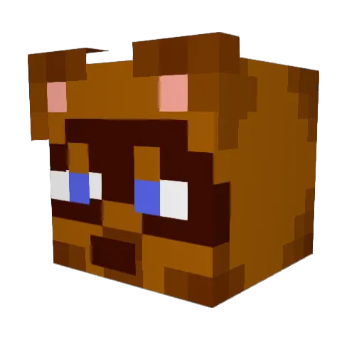 xemiilyyy Minecraft avatar head, 3D render