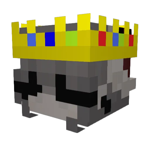 xemiko Minecraft avatar head, 3D render