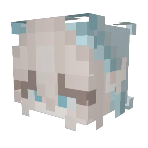 xemmerz Minecraft avatar head, 3D render