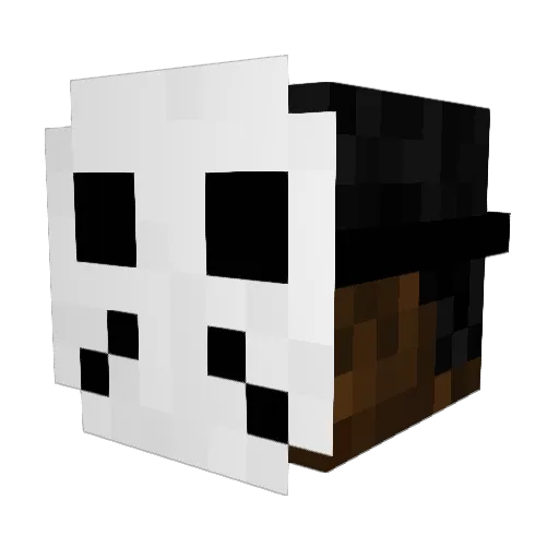 xen123 Minecraft avatar head, 3D render