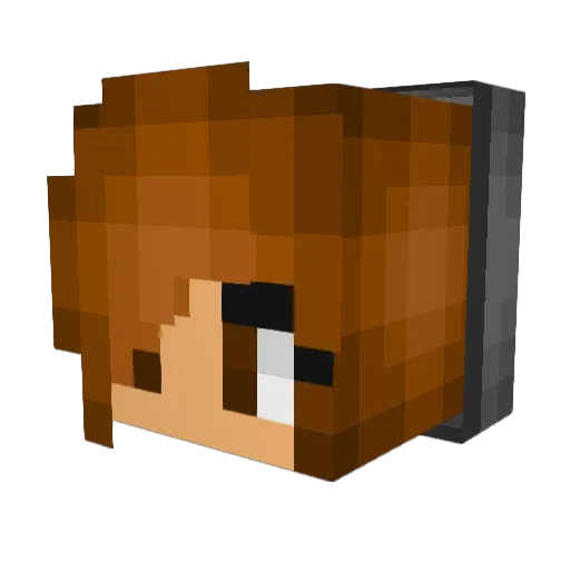 xena1113 Minecraft avatar head, 3D render