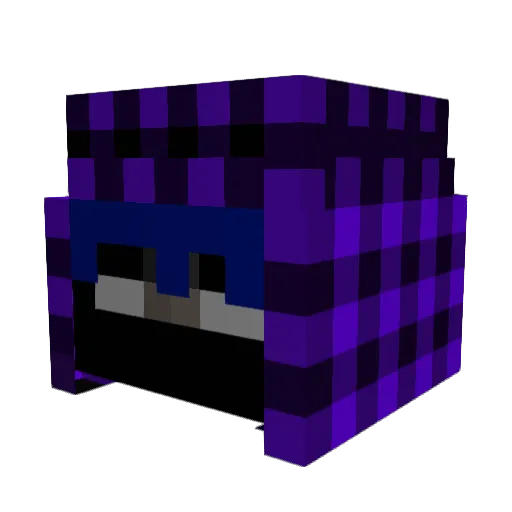 xenaaa Minecraft avatar head, 3D render