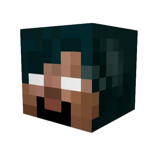 xence1997 Minecraft avatar head, 3D render