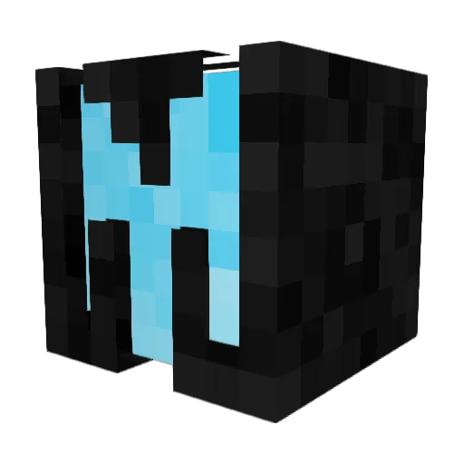 xendrax Minecraft avatar head, 3D render