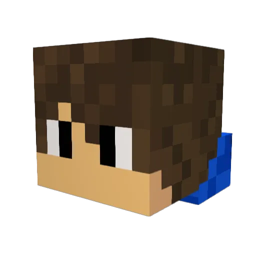 xeneo18 Minecraft avatar head, 3D render