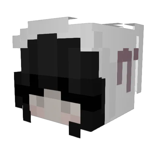 xenia1280 Minecraft avatar head, 3D render
