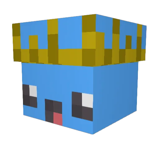 xenia_9 Minecraft avatar head, 3D render
