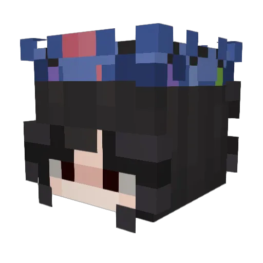 xenna444 Minecraft avatar head, 3D render