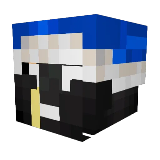 xenno0909 Minecraft avatar head, 3D render