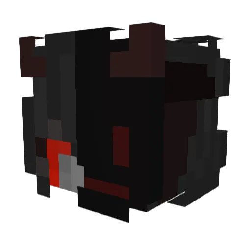 xeno39 Minecraft avatar head, 3D render