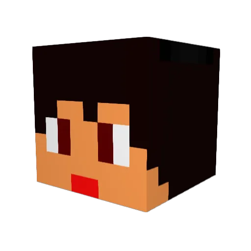 xeno842 Minecraft avatar head, 3D render