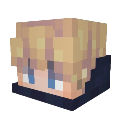 xenokritt Minecraft avatar head, 3D render