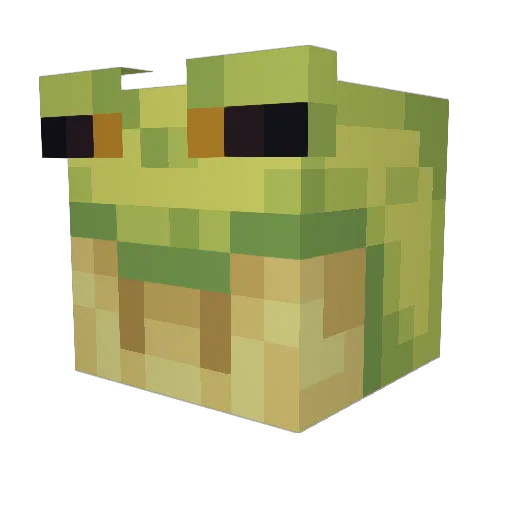 xenomarvel Minecraft avatar head, 3D render