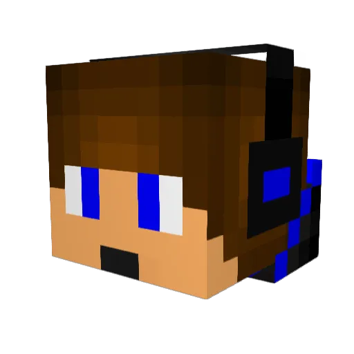 xenomorph827 Minecraft avatar head, 3D render