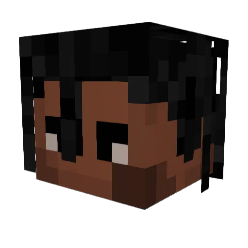xenon2077 Minecraft avatar head, 3D render