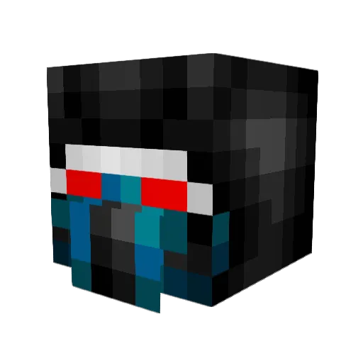 xenophasa Minecraft avatar head, 3D render