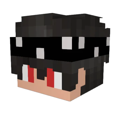 xenox___ Minecraft avatar head, 3D render