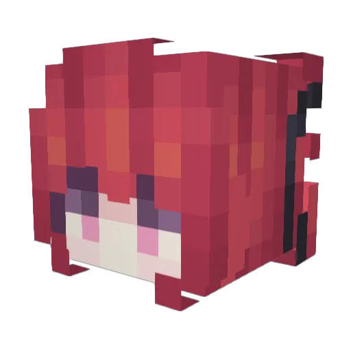 xenqvia Minecraft avatar head, 3D render