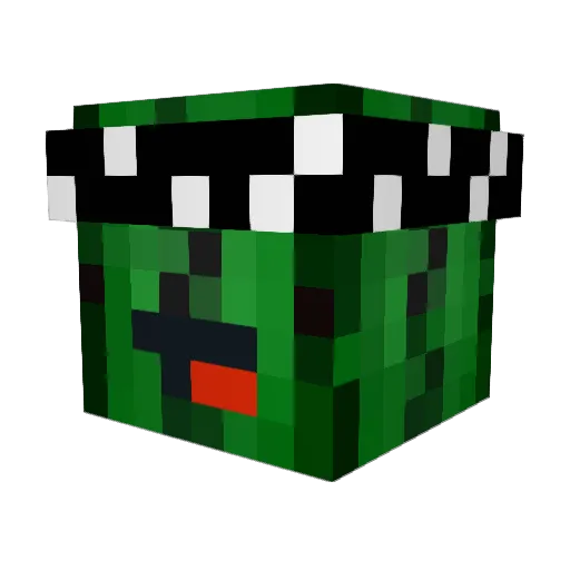 xentialiss Minecraft avatar head, 3D render
