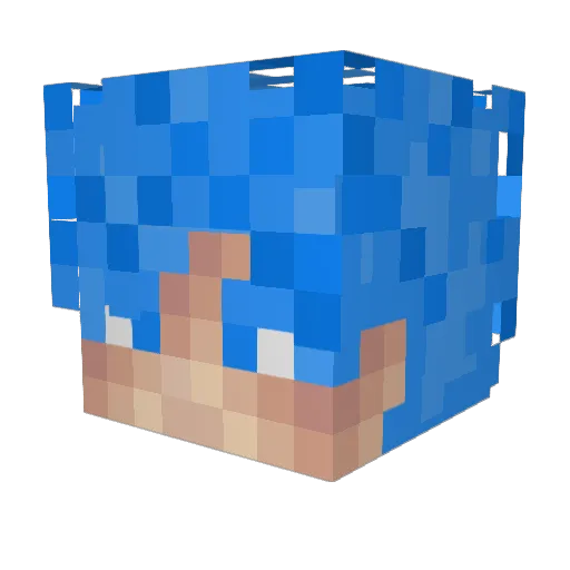 xenxo8 Minecraft avatar head, 3D render