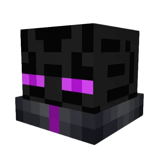 xeoChan Minecraft avatar head, 3D render