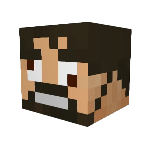 xephonix Minecraft avatar head, 3D render
