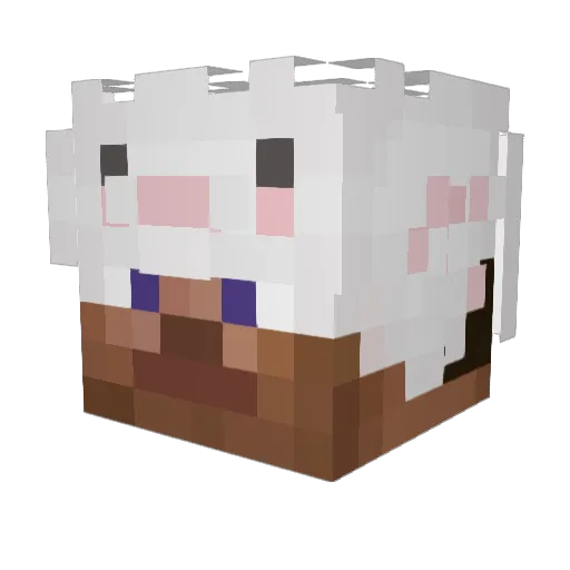 xepr Minecraft avatar head, 3D render