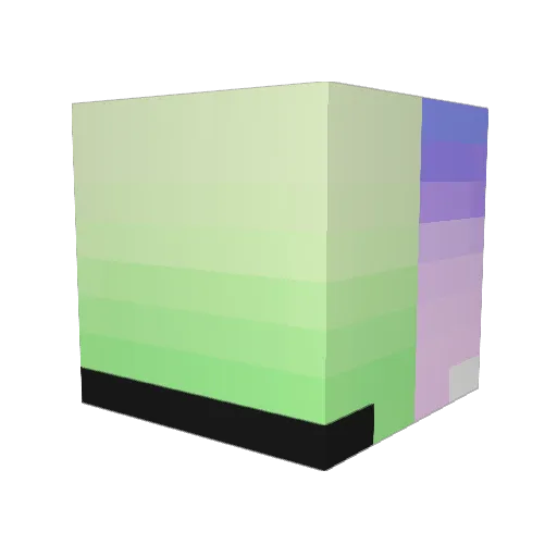 xeqal1 Minecraft avatar head, 3D render