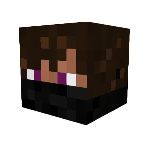 xer096 Minecraft avatar head, 3D render