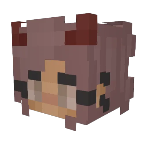 xereuss Minecraft avatar head, 3D render