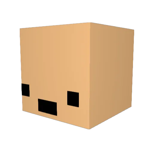 xerfri Minecraft avatar head, 3D render