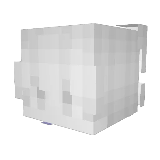 xernissek Minecraft avatar head, 3D render
