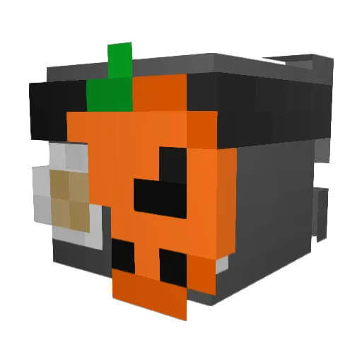 xerotus48 Minecraft avatar head, 3D render