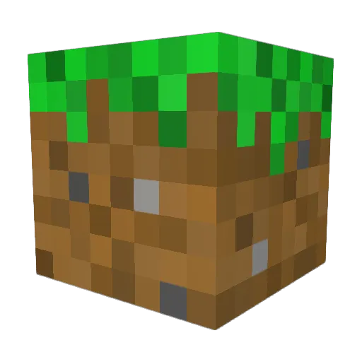 xerox_lpr Minecraft avatar head, 3D render