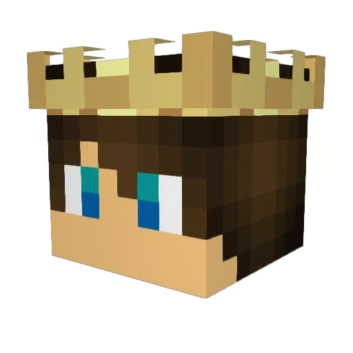 xerox_og Minecraft avatar head, 3D render