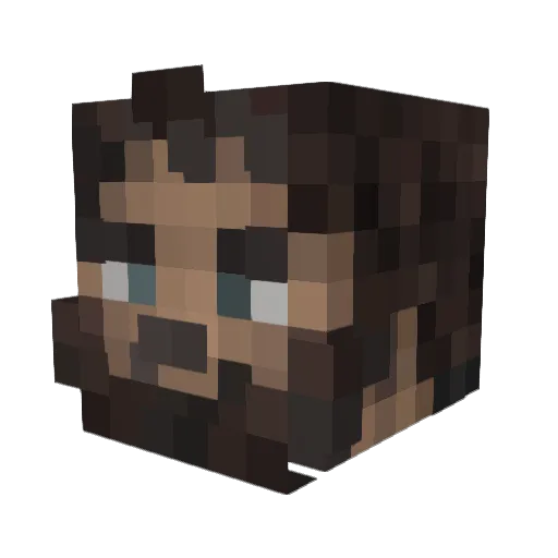 xertus_777 Minecraft avatar head, 3D render
