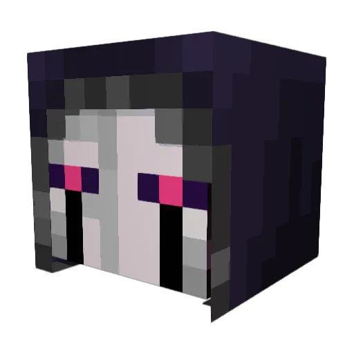 xeube Minecraft avatar head, 3D render