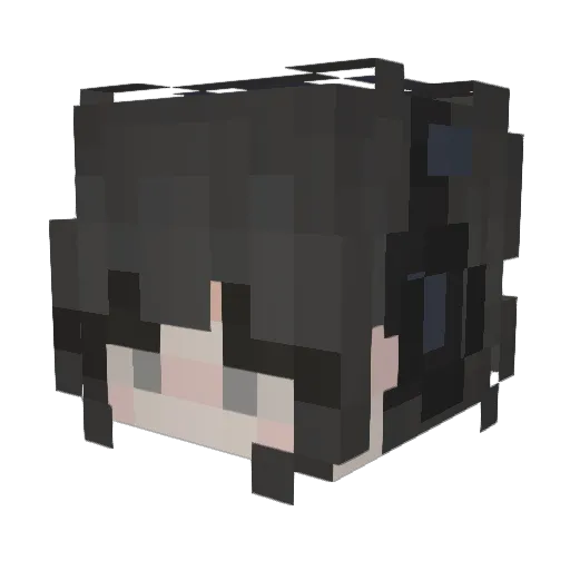xevelinex Minecraft avatar head, 3D render
