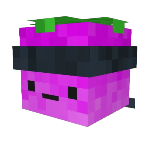 xewcs Minecraft avatar head, 3D render