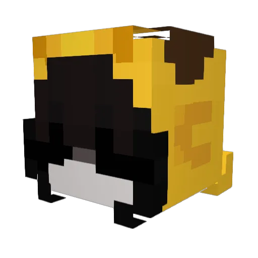 xewr Minecraft avatar head, 3D render