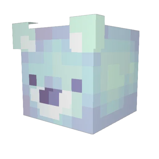 xeyun777 Minecraft avatar head, 3D render