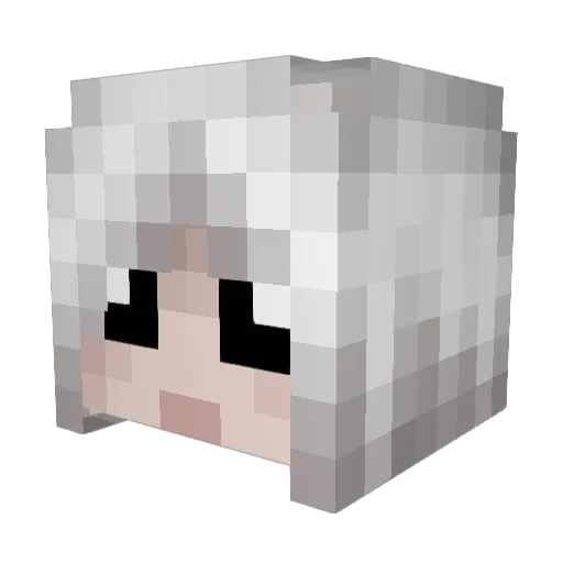 xezek Minecraft avatar head, 3D render