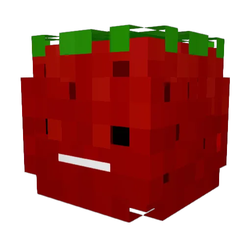 xfdwax Minecraft avatar head, 3D render