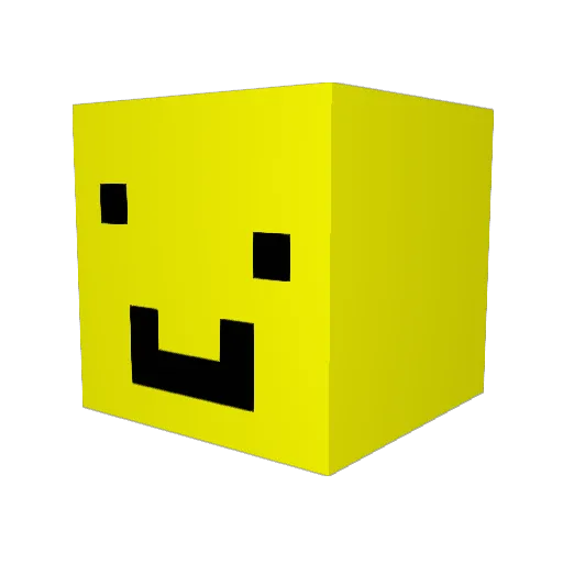 xfenderx Minecraft avatar head, 3D render